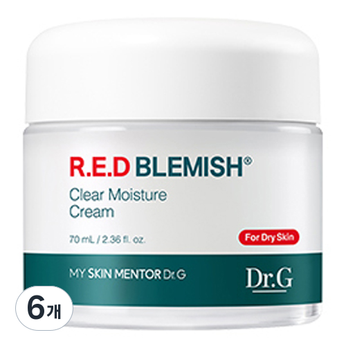 Dr.G Red Blemish Clear Moisture Cream, 70ml, 6 units