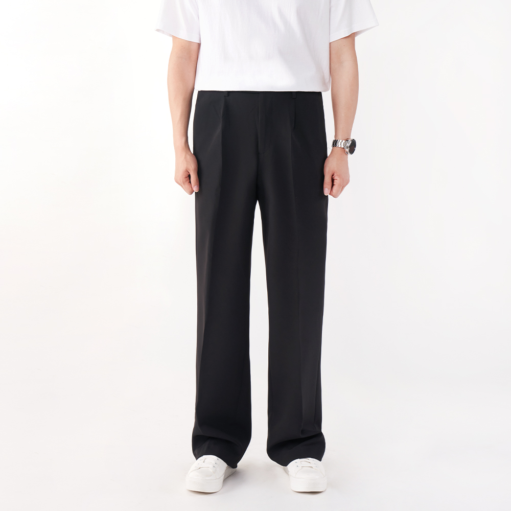 Teamsfit Men's Big Size Wide Fit Span Wrinkle Free Slacks