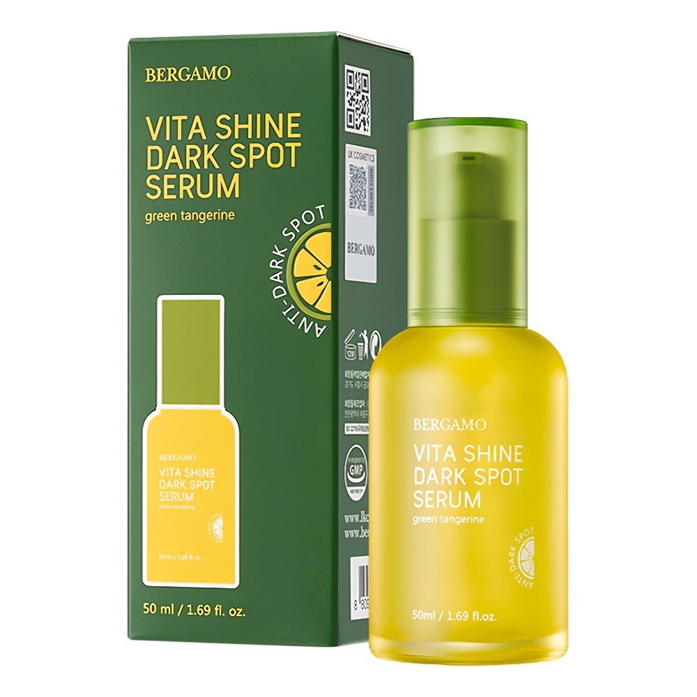 [Vegan Beauty] Bergamo Green Tangerine Vita Shine Blemish Serum, 50ml, 1 piece