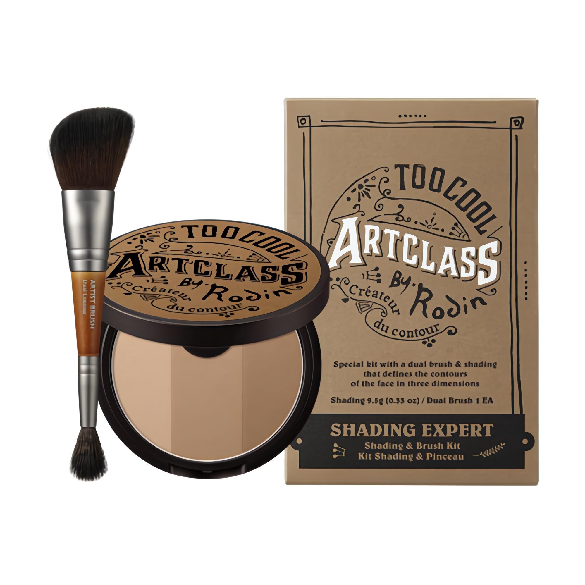Too Cool for School Art Class By Rodin Shading Expert 9.5g + Dual Contour Brush