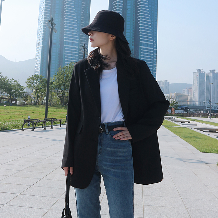 (Super special price, high quality) (In-house production) (Same-day shipping) Single two-button jacket for all seasons