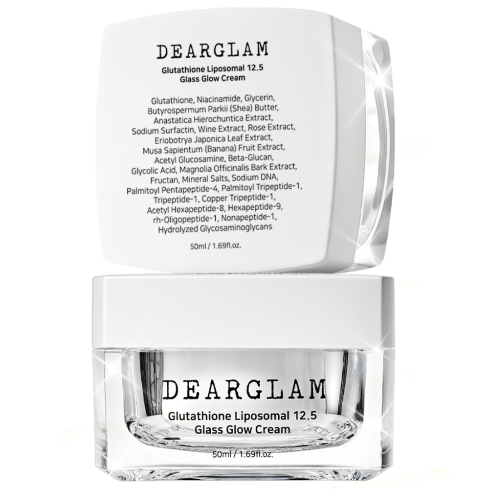 Dear Glam Glutathione Liposome 12.5 Glass Bead Radiance Volume Cream, 2 packs, 50ml