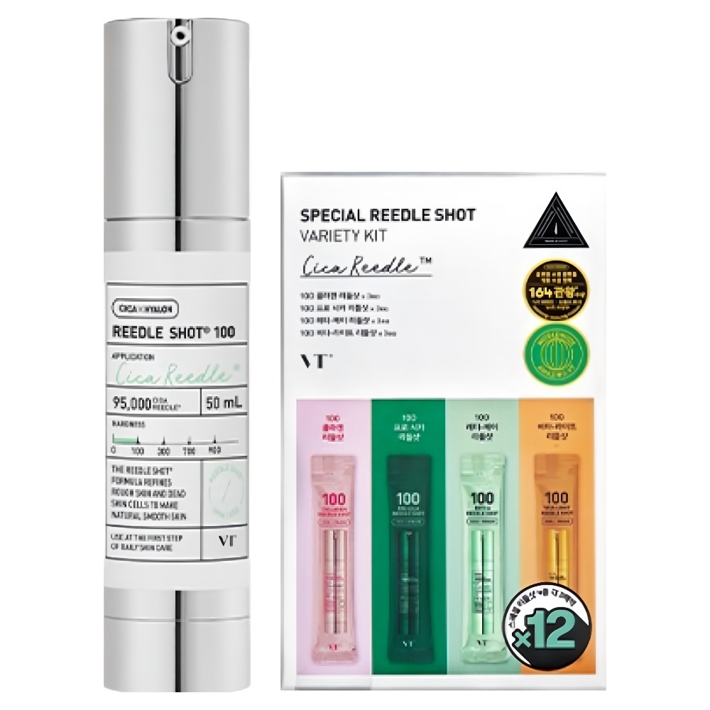VT Cosmetic Liddle Shot 100 50ml + Special Liddle Shot Variety Kit 4 types x 3p set, 1 set