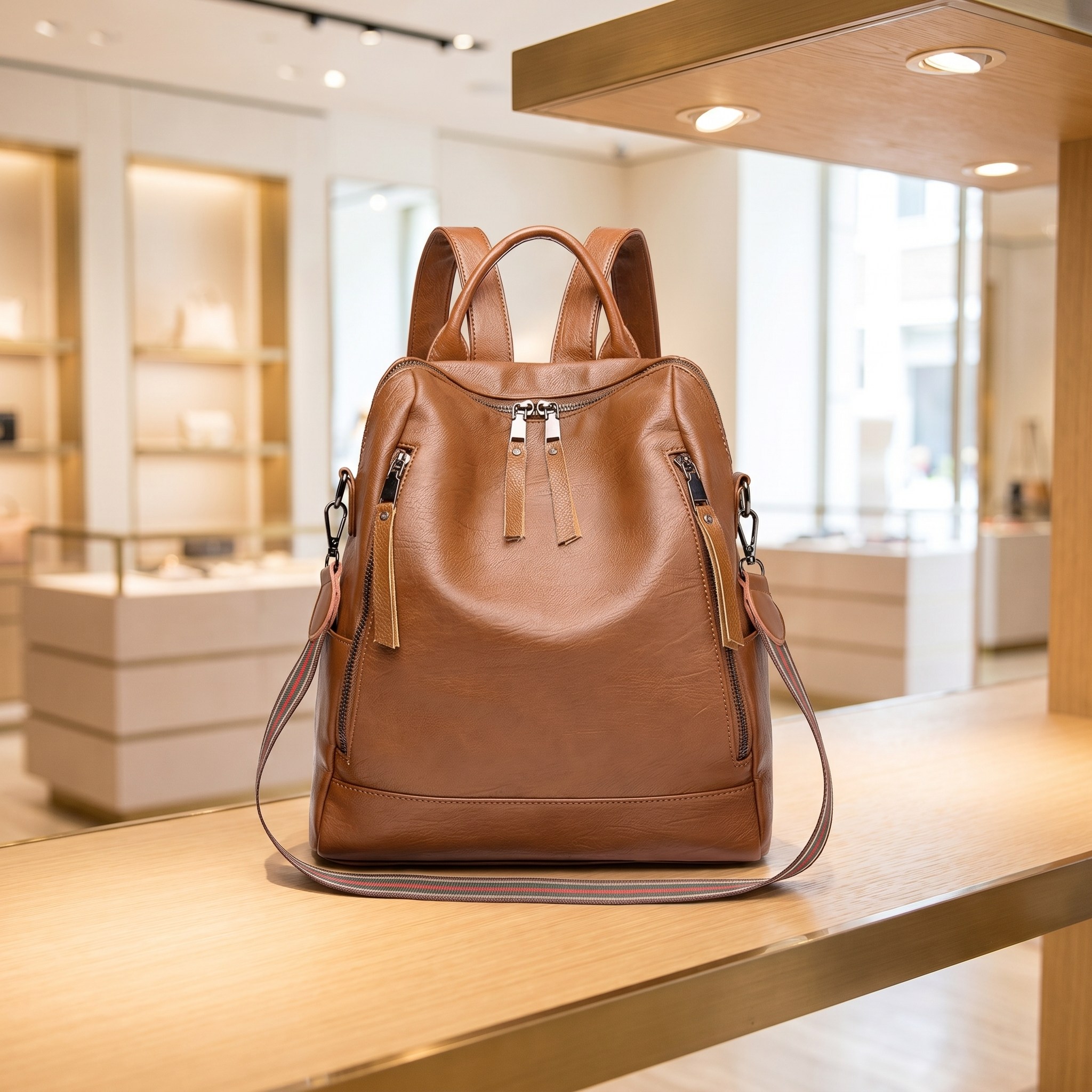SHOPPI Women's Daily Designer Leather Backpack