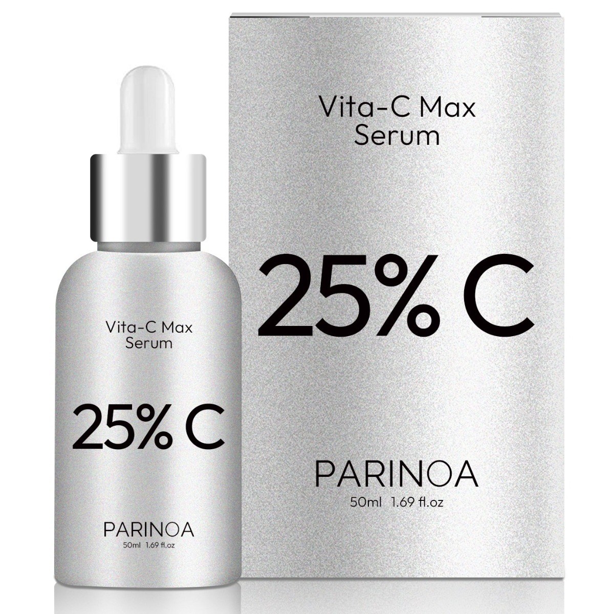 Parisinoa Pure Vitamin C Ampoule 25% Freckles and Blemishes Ampoule CE Ferulic Antioxidant Elasticity Ampoule Anti-Aging Ampoule Melasma Blemishes Whitening Serum Age Spots Pigmentation Sunshine Freckles, 1 piece, 50ml