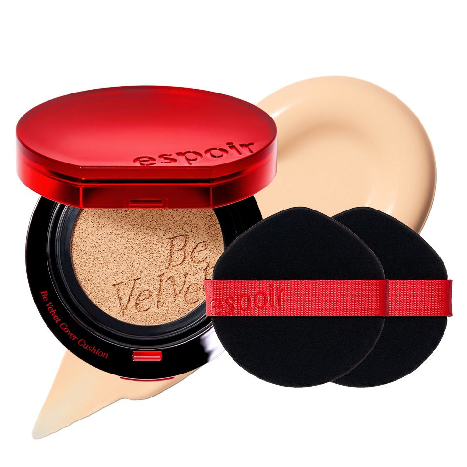 Espoir Be Velvet Cover Cushion 13g + Puff 2p Set