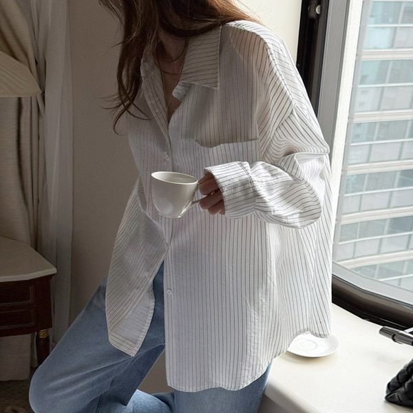 Nobido striped shirt