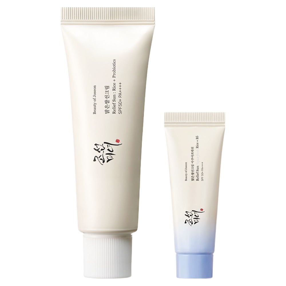 Joseon Beauty Clear Rice Sun Cream SPF50 PA++++ 50ml + Aqua Fresh 10ml Deluxe Set, 1 set, 50ml