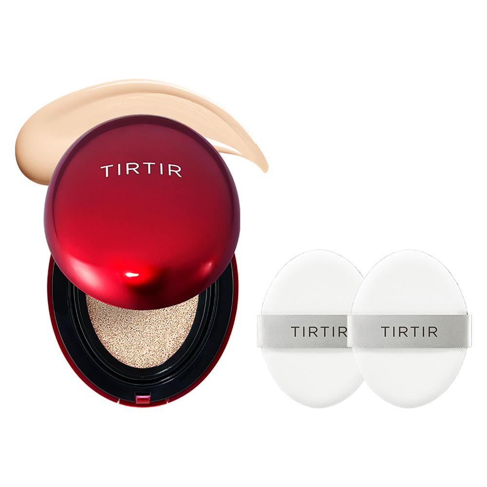 TirTir Mask Fit Red Cushion 18g + Puff 2P Set, 17N Vanilla, 1 Set