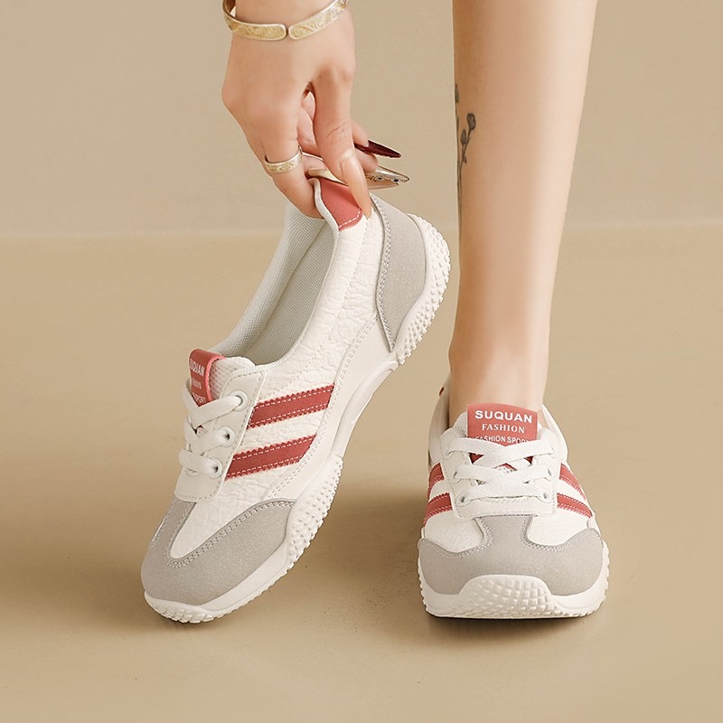 Women's German Army Sneakers Retro Feel Casual Sneakers 3cm Height All Seasons Daily Shoes Slip-On Comfortable Sneakers