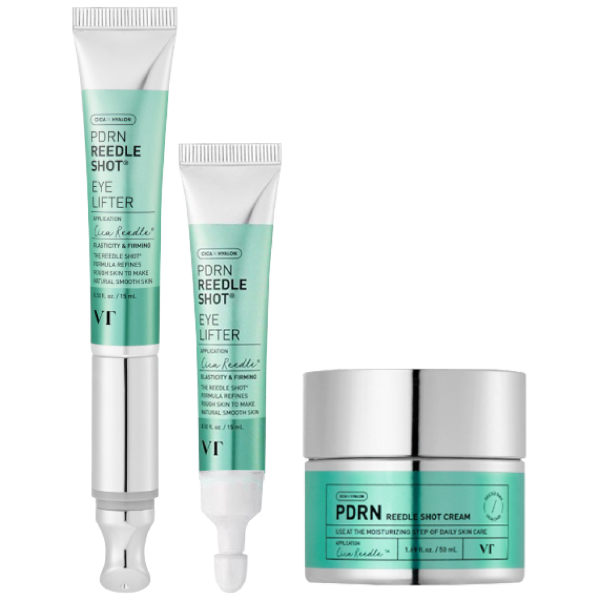 VT VT VT PDRN Vibrating Eye Lifter Riddle Shot Product + Refill + Cream, 1 pc, 15ml