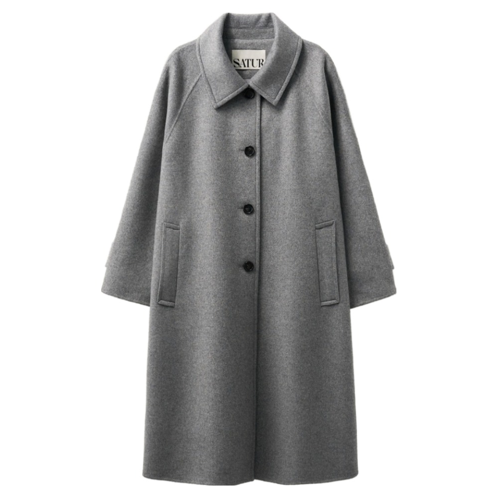 Setter Women's A-Line Wool Blend Single Coat