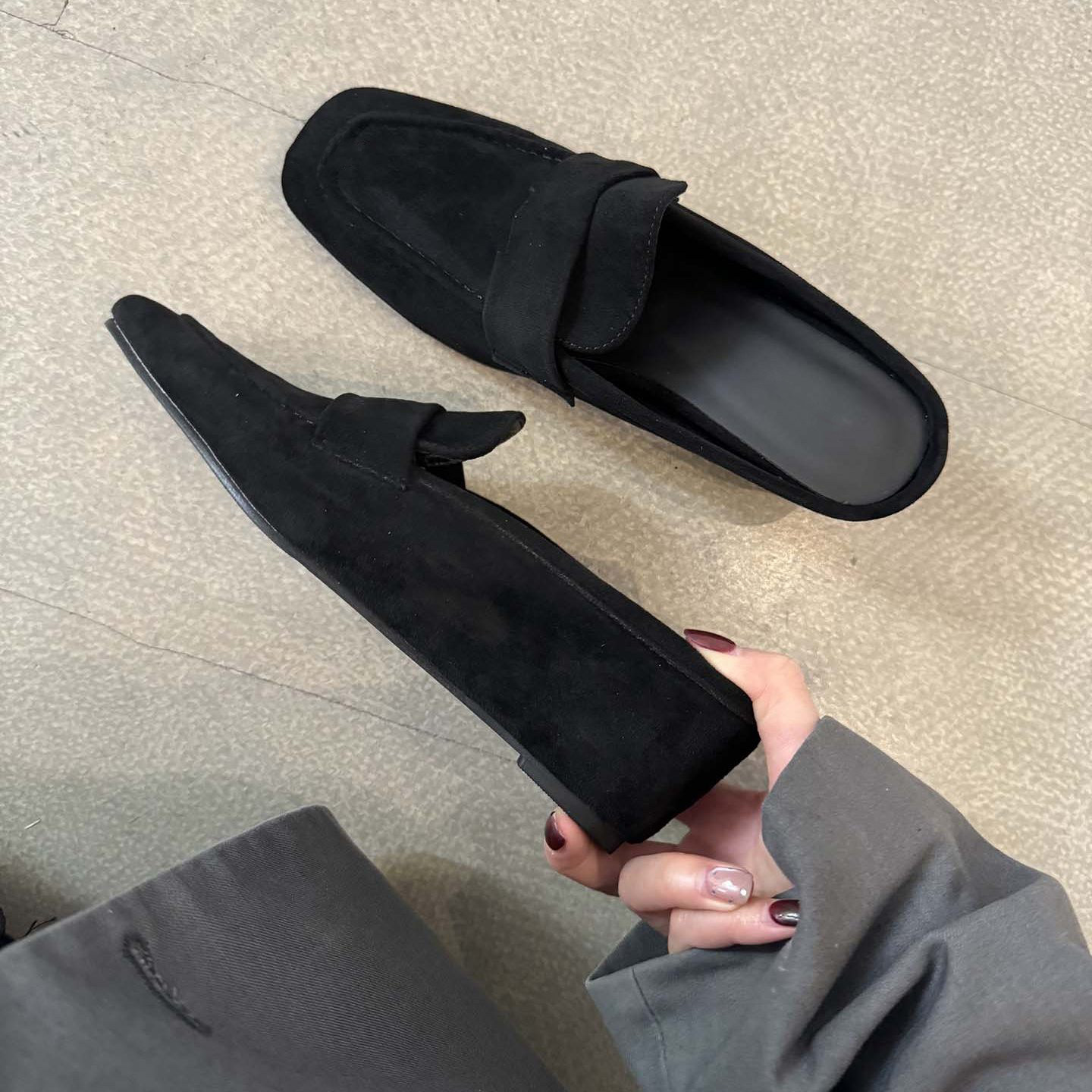 NBTX032 Women's Summer Suede Bloafers