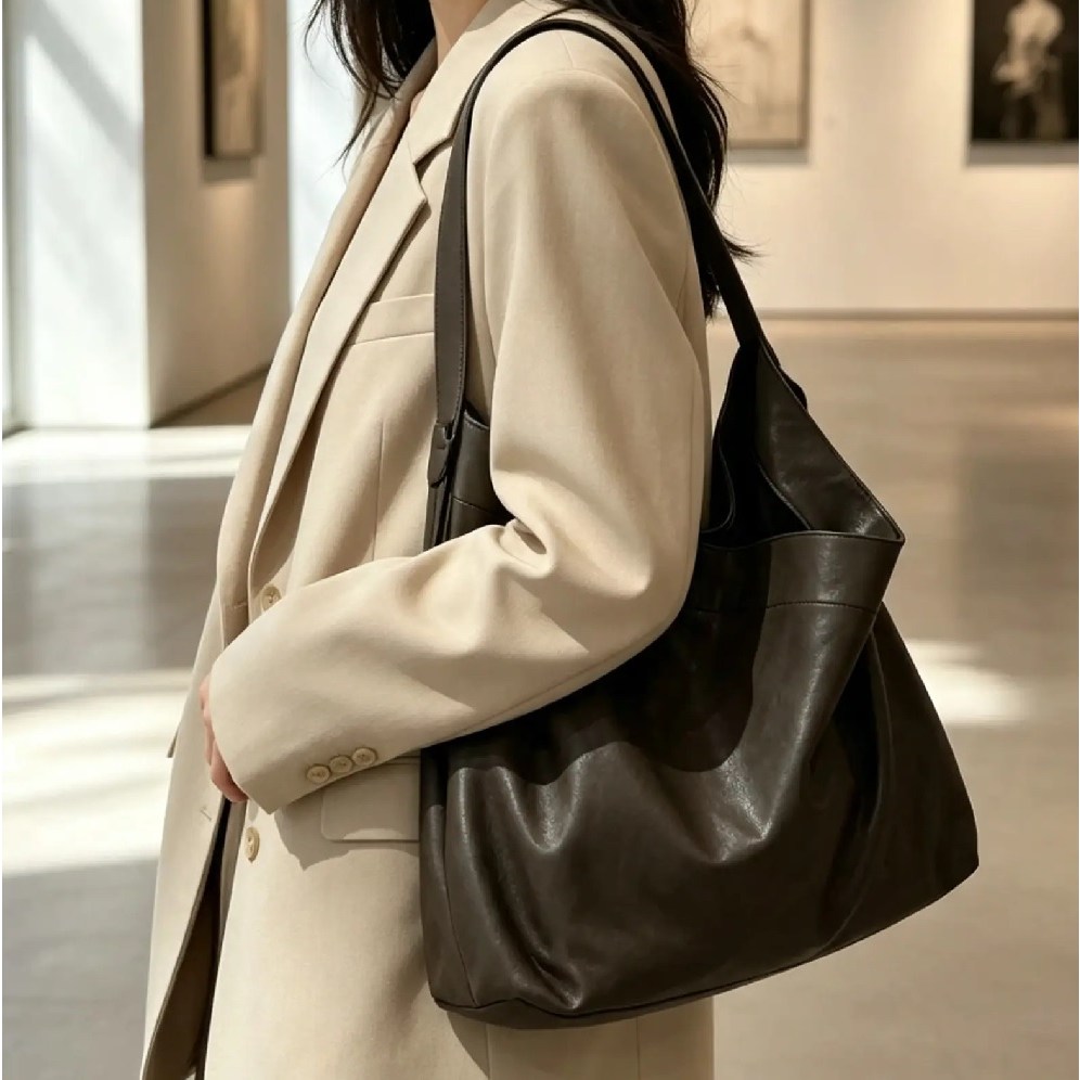 Withmoy Leatherlike City Hobo Shoulder Bag