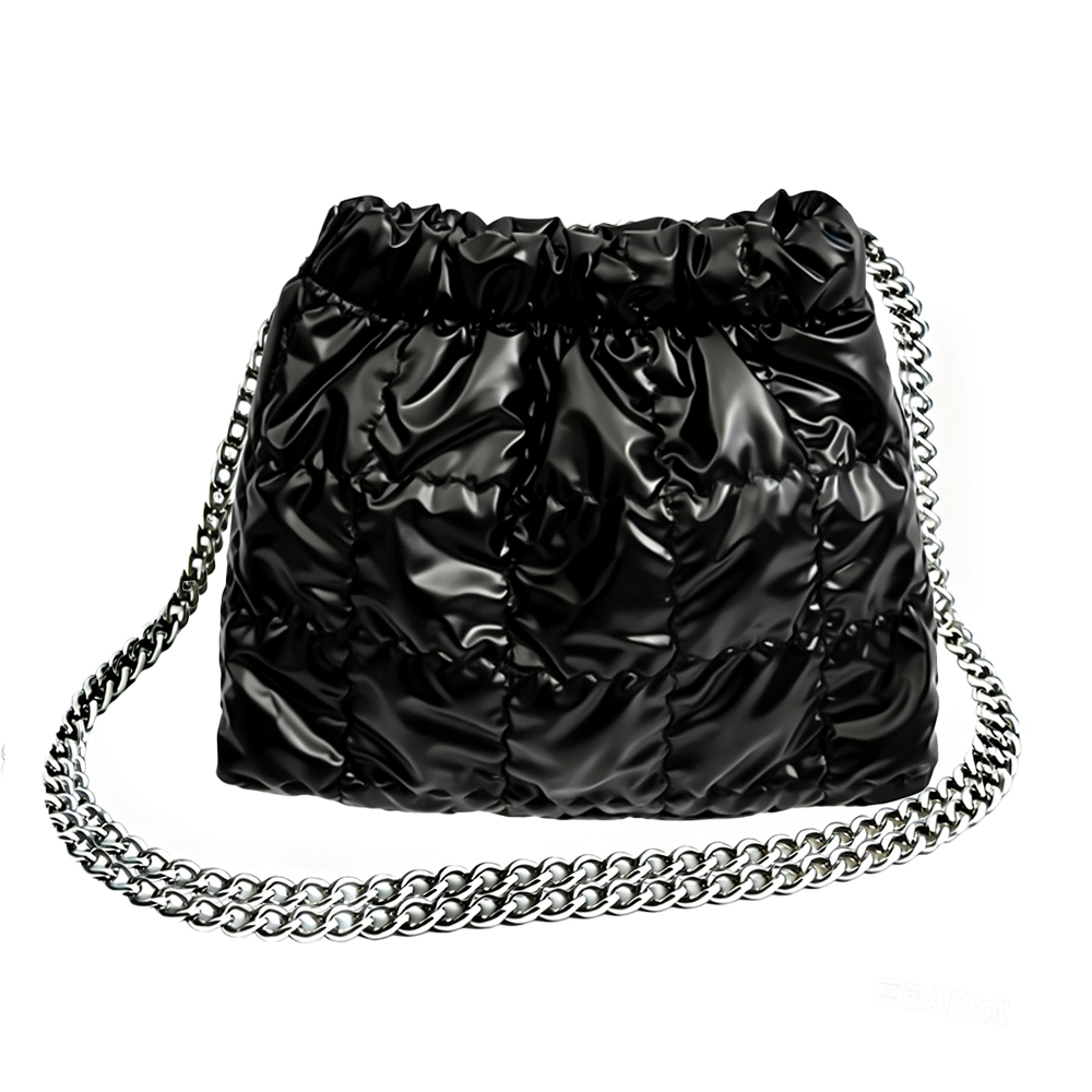 Cloud quilted mini padded tote bag chain tote cross bag
