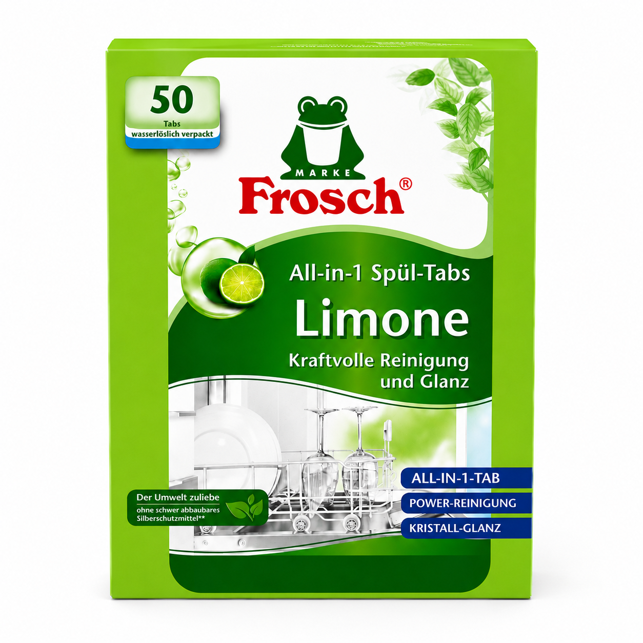 Frosch Dishwasher Detergent Green Lemon