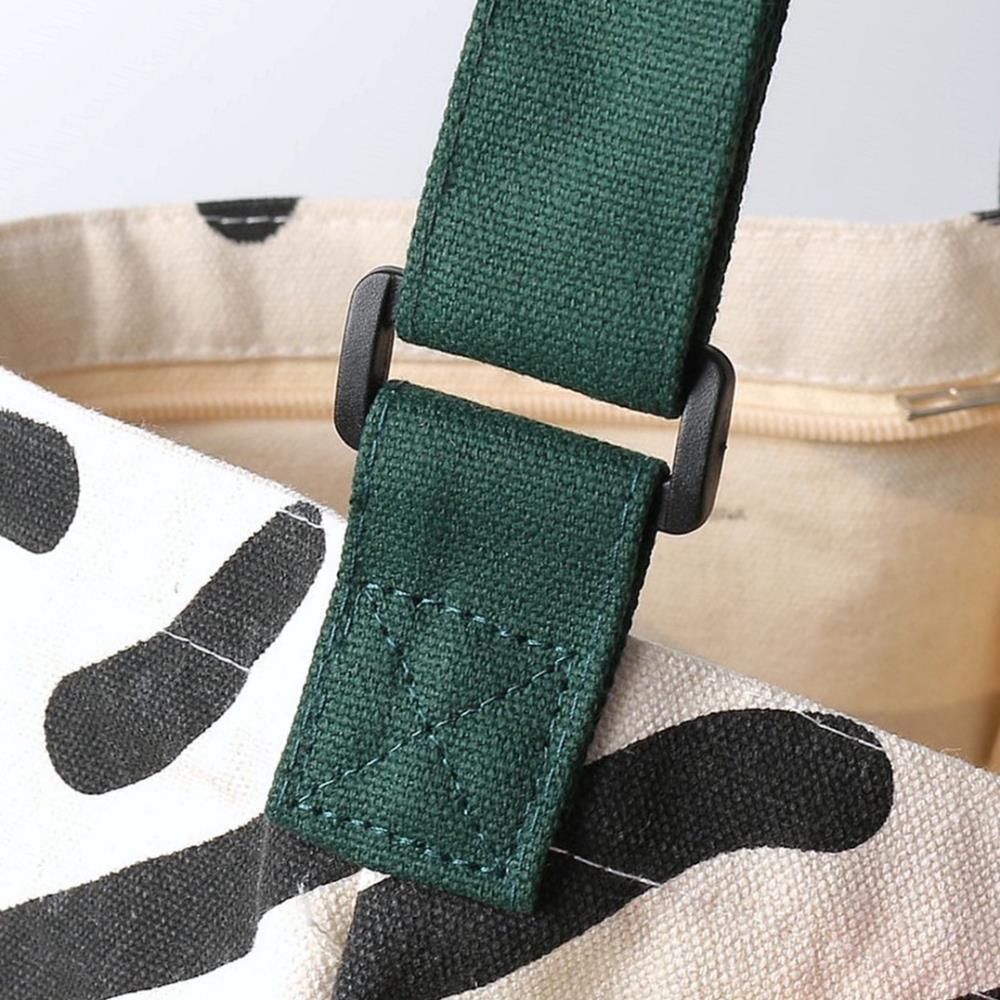 GN Zebra Canvas Daily Shopper Bag Square Diaper Bag Eco Shopper Bag Cloth Tote Bag Tote Bag