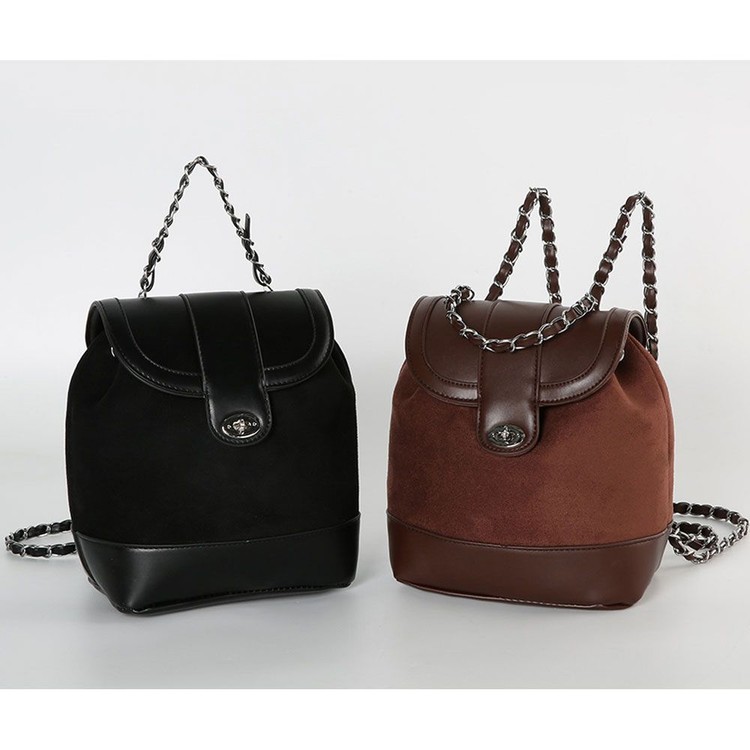 OP34 Artificial Leather Women's Backpack Women's Daily Minimal Chain Bag Mini Backpack Daily Backpack Backpack Bag